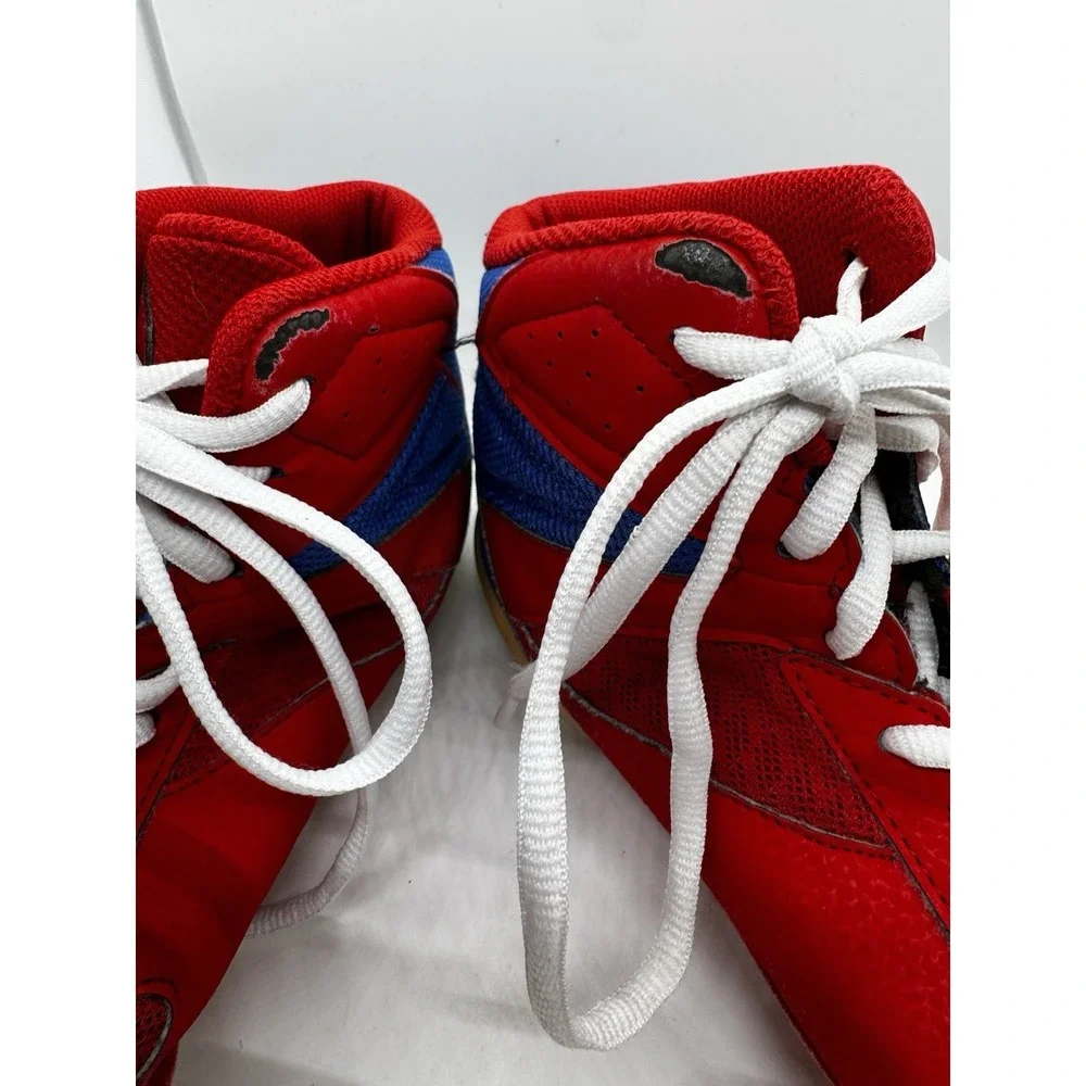 ASICS Men's Matflex 6 GS Wrestling Shoes Men's Size 12 Classic Red Blue Fair A8